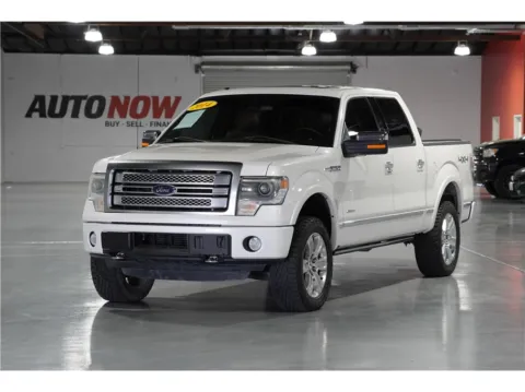 White 2014 Ford F-150 SuperCrew Cab Platinum Pickup 4D 5 1/2 ft for sale in Indio, CA