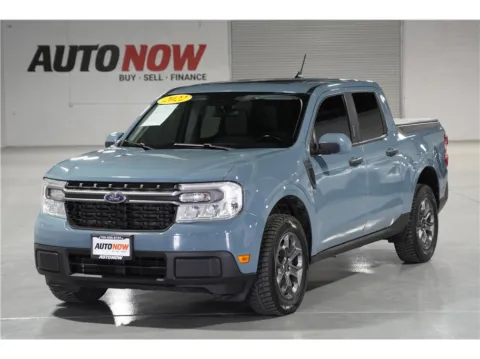 Blue 2022 Ford Maverick XLT SuperCrew Pickup 4D 4 1/2 ft for sale in Indio, CA
