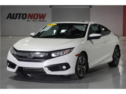 White 2017 Honda Civic EX-T Coupe 2D for sale in Indio, CA