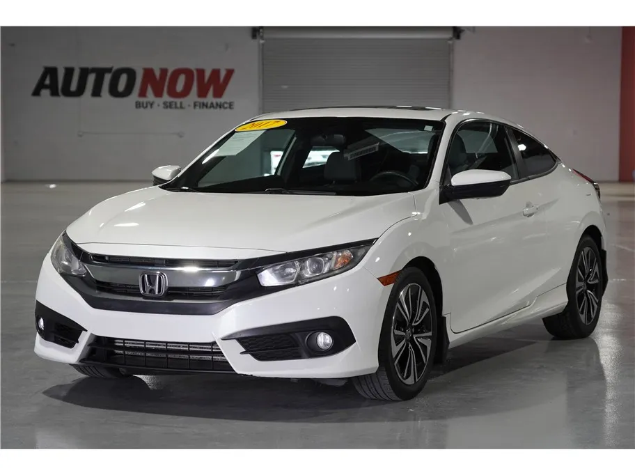 White 2017 Honda Civic EX-T Coupe 2D for sale in Indio, CA