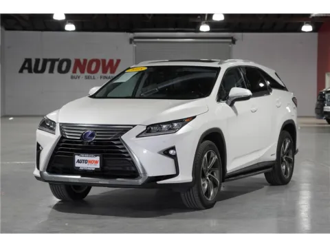 White 2018 Lexus RX 450hL Sport Utility 4D for sale in Indio, CA