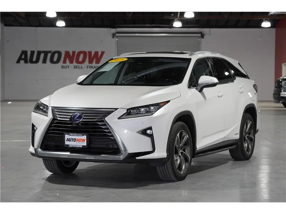 White 2018 Lexus RX 450hL Sport Utility 4D for sale in Indio, CA