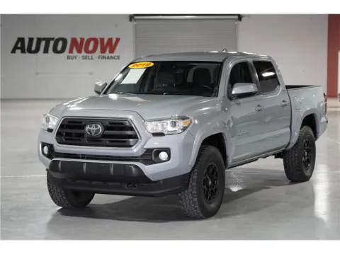 Gray 2019 Toyota Tacoma Double Cab SR5 Pickup 4D 5 ft for sale in Indio, CA