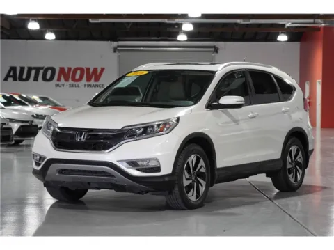 White 2016 Honda CR-V Touring Sport Utility 4D for sale in Indio, CA