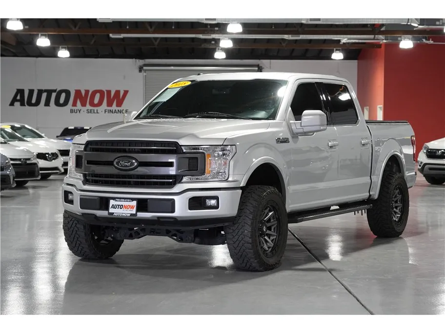 Gray 2018 Ford F-150 SuperCrew Cab XLT Pickup 4D 5 1/2 ft for sale in Indio, CA