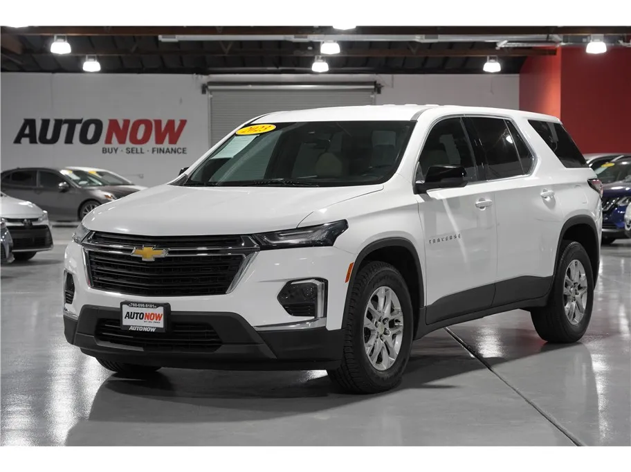 White 2023 Chevrolet Traverse LS Sport Utility 4D for sale in Indio, CA