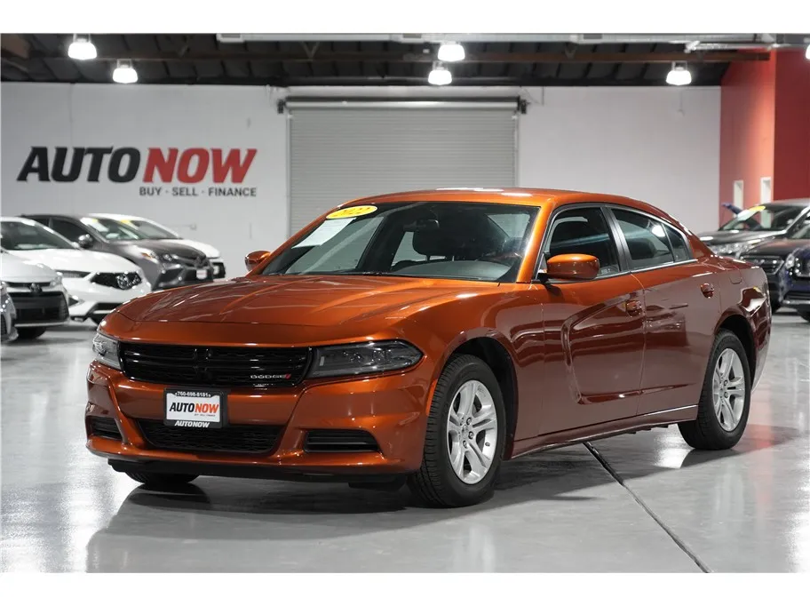 Orange 2022 Dodge Charger SXT Sedan 4D for sale in Indio, CA