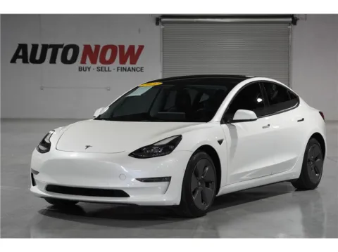White 2022 Tesla Model 3 Long Range Sedan 4D for sale in Indio, CA