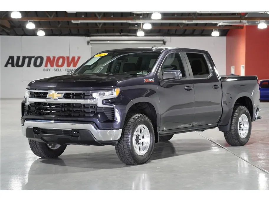 Gray 2023 Chevrolet Silverado 1500 Crew Cab LT Pickup 4D 5 3/4 ft for sale in Indio, CA