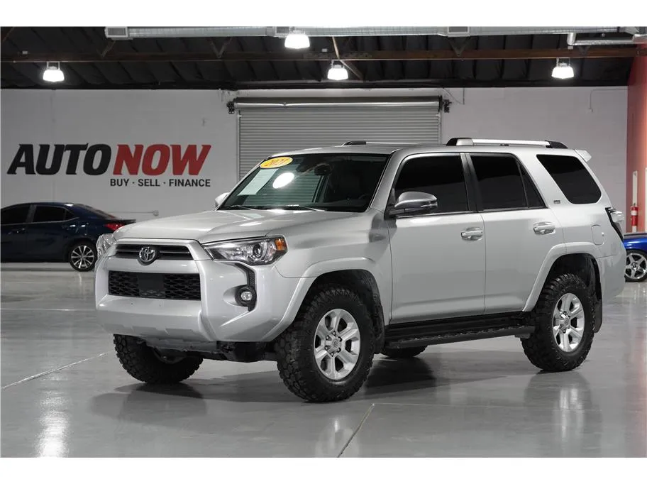 Silver 2021 Toyota 4Runner SR5 Premium Sport Utility 4D for sale in Indio, CA