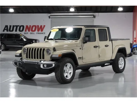 Beige 2022 Jeep Gladiator Sport S Pickup 4D 5 ft for sale in Indio, CA