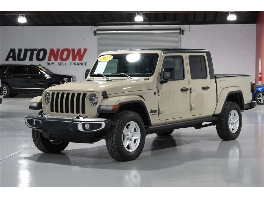 Beige 2022 Jeep Gladiator Sport S Pickup 4D 5 ft for sale in Indio, CA