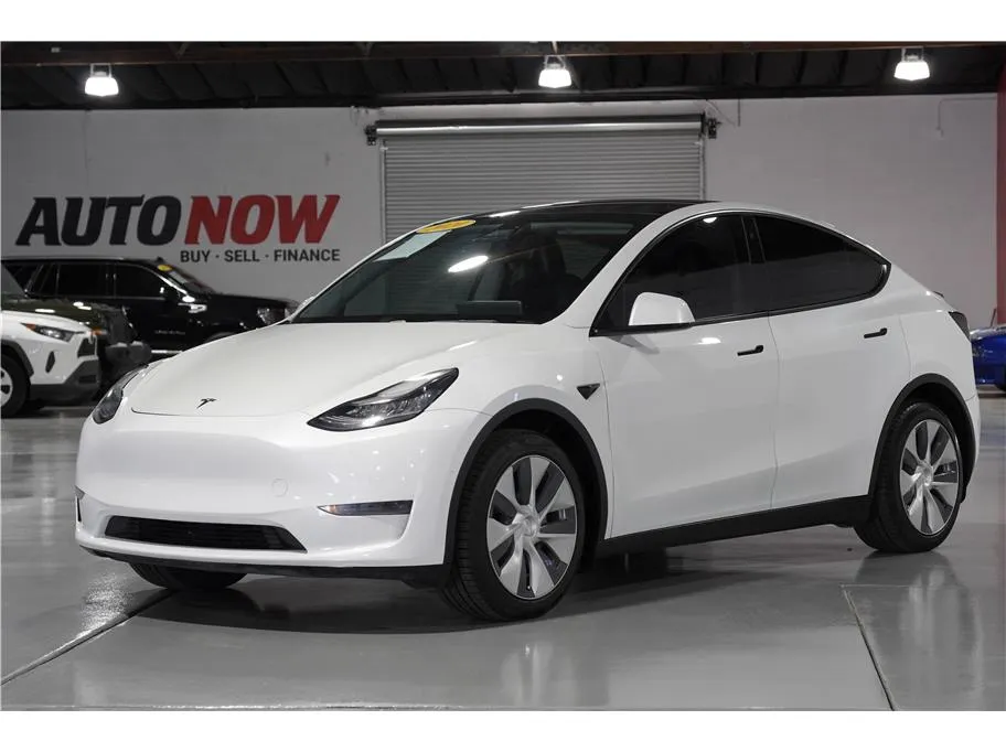 White 2020 Tesla Model Y Performance Sport Utility 4D for sale in Indio, CA