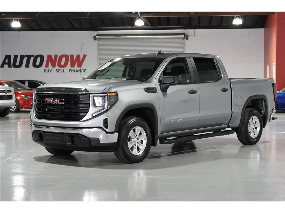 Gray 2025 GMC Sierra 1500 Crew Cab Pro Pickup 4D 5 3/4 ft for sale in Indio, CA