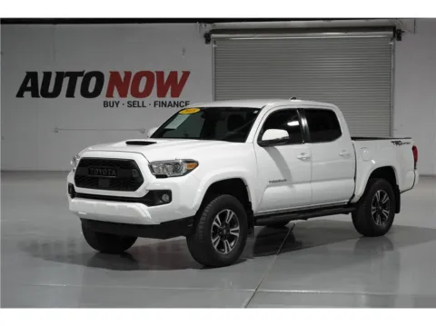 White 2018 Toyota Tacoma Double Cab TRD Sport Pickup 4D 5 ft for sale in Indio, CA