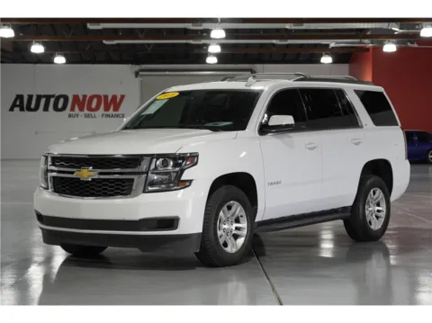 White 2018 Chevrolet Tahoe LT Sport Utility 4D for sale in Indio, CA