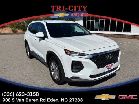 White 2019 Hyundai Santa Fe SEL for sale in Eden, NC