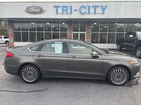Gray 2017 Ford Fusion Titanium for sale in Eden, NC