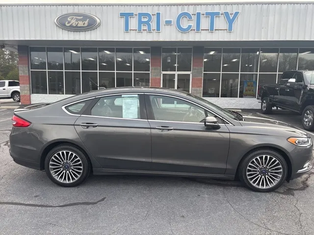 Gray 2017 Ford Fusion Titanium for sale in Eden, NC