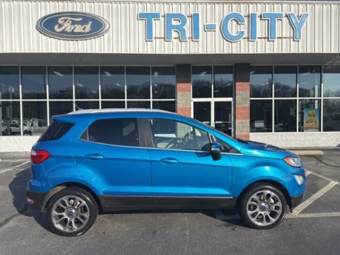Blue 2020 Ford EcoSport Titanium for sale in Eden, NC