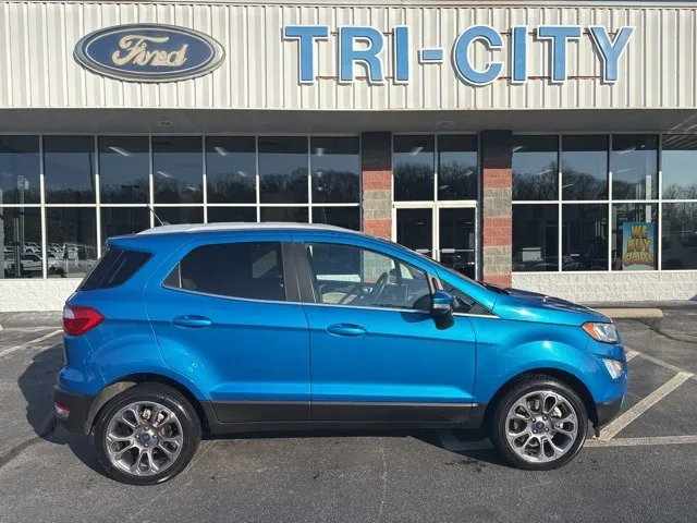Blue 2020 Ford EcoSport Titanium for sale in Eden, NC