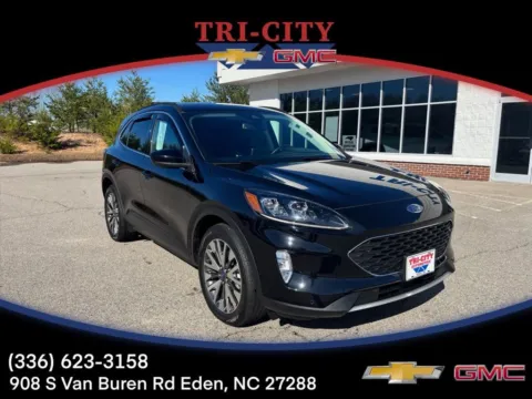 Black 2022 Ford Escape Titanium for sale in Eden, NC