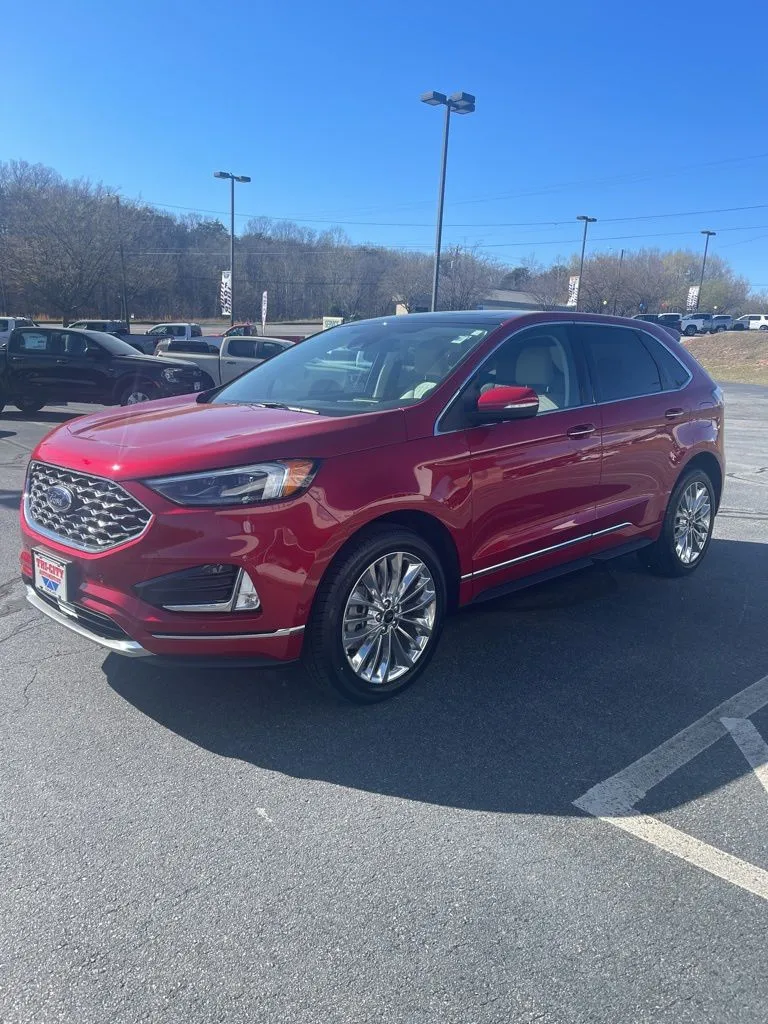 Red 2024 Ford Edge Titanium for sale in Eden, NC