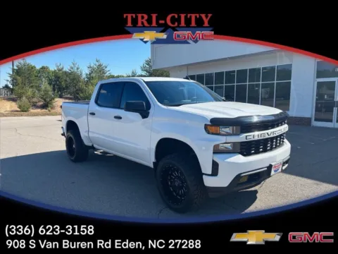 White 2020 Chevrolet Silverado 1500 Custom for sale in Eden, NC