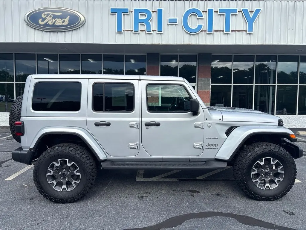 Silver 2024 Jeep Wrangler Sahara for sale in Eden, NC