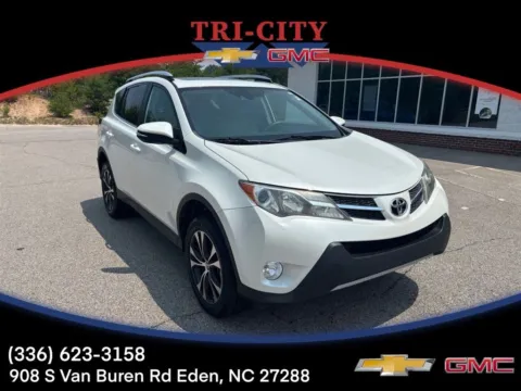 White 2015 Toyota RAV4 Limited for sale in Eden, NC