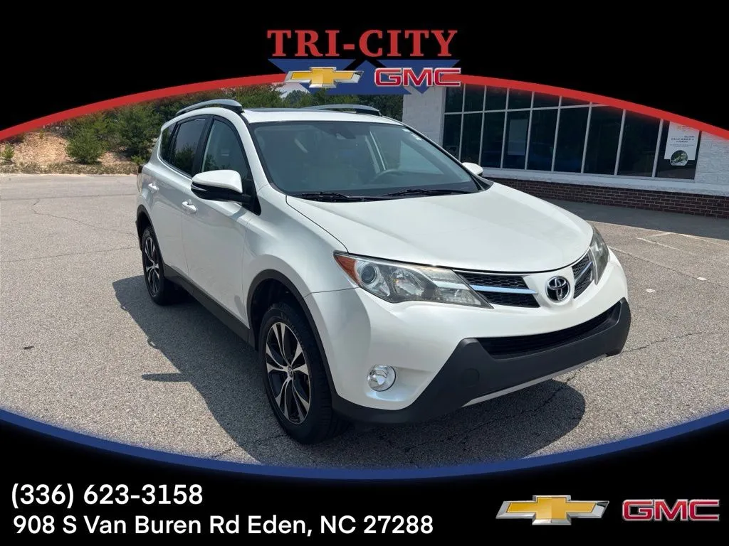 White 2015 Toyota RAV4 Limited for sale in Eden, NC
