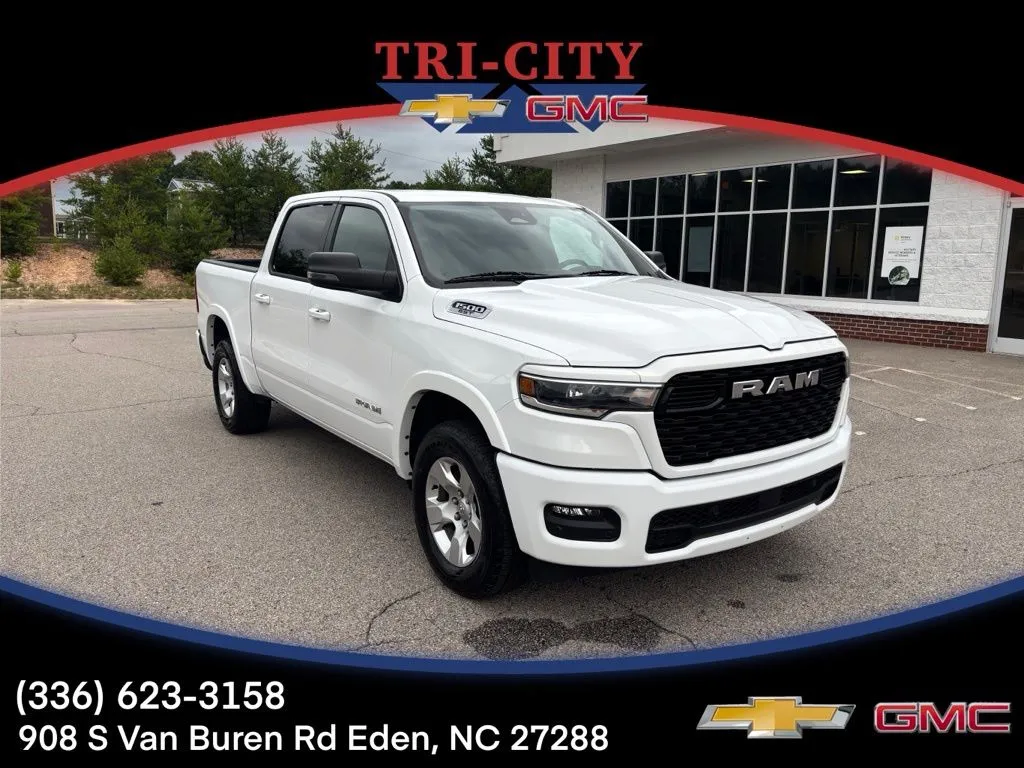 White 2025 Ram 1500 Big Horn/Lone Star for sale in Eden, NC