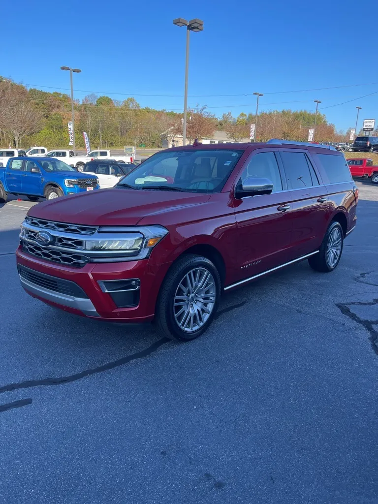 Red 2022 Ford Expedition Max Platinum for sale in Eden, NC