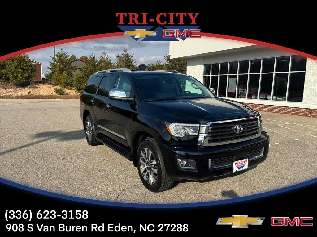 Black 2021 Toyota Sequoia Limited for sale in Eden, NC