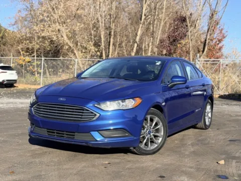 Blue 2017 Ford Fusion SE for sale in Davison, MI