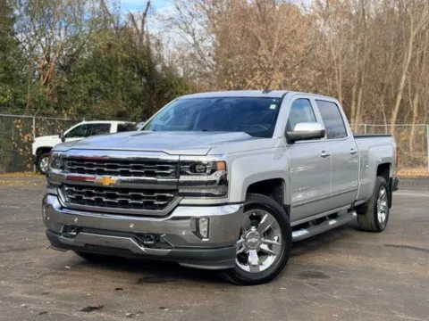 Silver 2018 Chevrolet Silverado 1500 LTZ for sale in Davison, MI