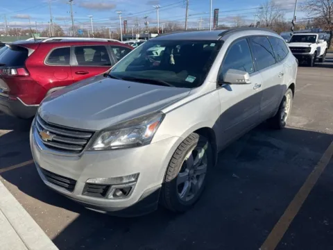 Silver 2017 Chevrolet Traverse LT for sale in Davison, MI