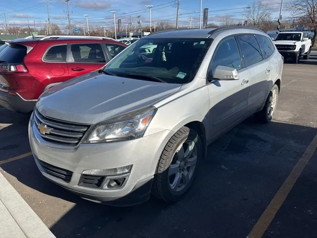 Silver 2017 Chevrolet Traverse LT for sale in Davison, MI