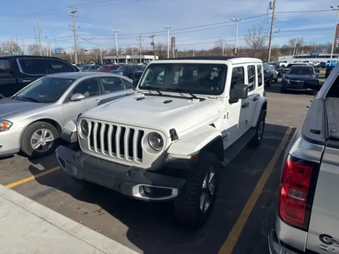 White 2019 Jeep Wrangler Unlimited Sahara for sale in Davison, MI