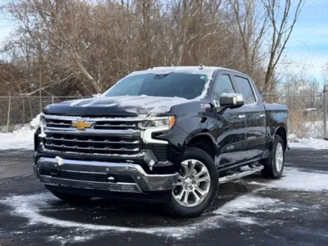 Black 2023 Chevrolet Silverado 1500 LTZ for sale in Davison, MI
