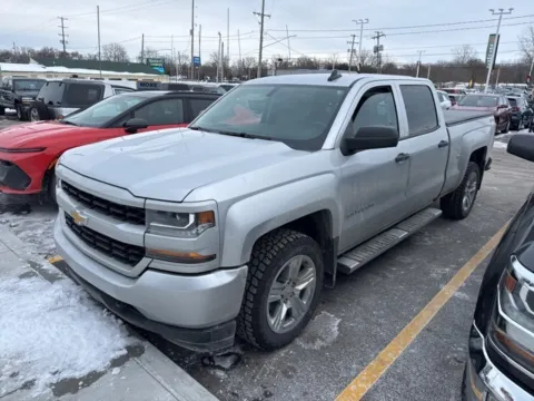 Silver 2018 Chevrolet Silverado 1500 Custom for sale in Davison, MI