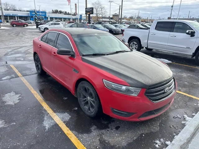 Red 2013 Ford Taurus SEL for sale in Davison, MI