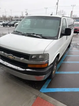 White 2014 Chevrolet Express 3500 LT for sale in Davison, MI