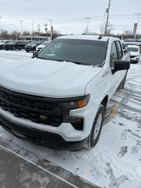 White 2024 Chevrolet Silverado 1500 WT for sale in Davison, MI