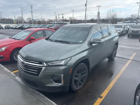 Silver 2023 Chevrolet Traverse LT for sale in Davison, MI