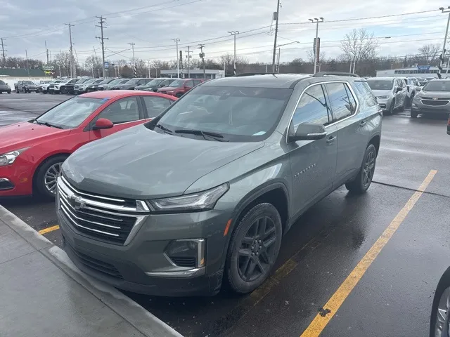 Silver 2023 Chevrolet Traverse LT for sale in Davison, MI
