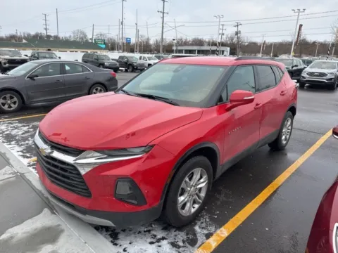Red 2021 Chevrolet Blazer LT for sale in Davison, MI
