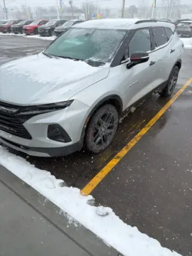 Silver 2021 Chevrolet Blazer LT for sale in Davison, MI