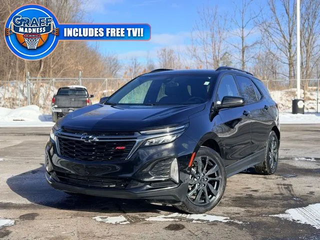 Black 2022 Chevrolet Equinox RS for sale in Davison, MI
