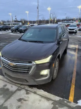 Black 2023 Chevrolet Traverse LT Leather for sale in Davison, MI